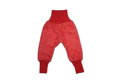 Cosilana Baby-Hose aus Woll-/Baumwollfleece - 74 / 80 104 Rot von Cosilana